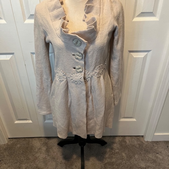 Charlie and Robin from Anthropology size S wool jacket - Picture 3 of 16